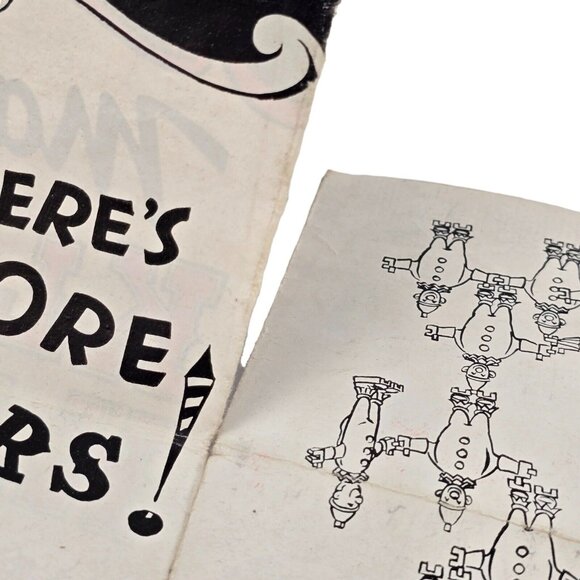 Marx Klown Kapers Toy Set Instructions Replacement Ephemera Clown USA Vintage - Picture 4 of 10